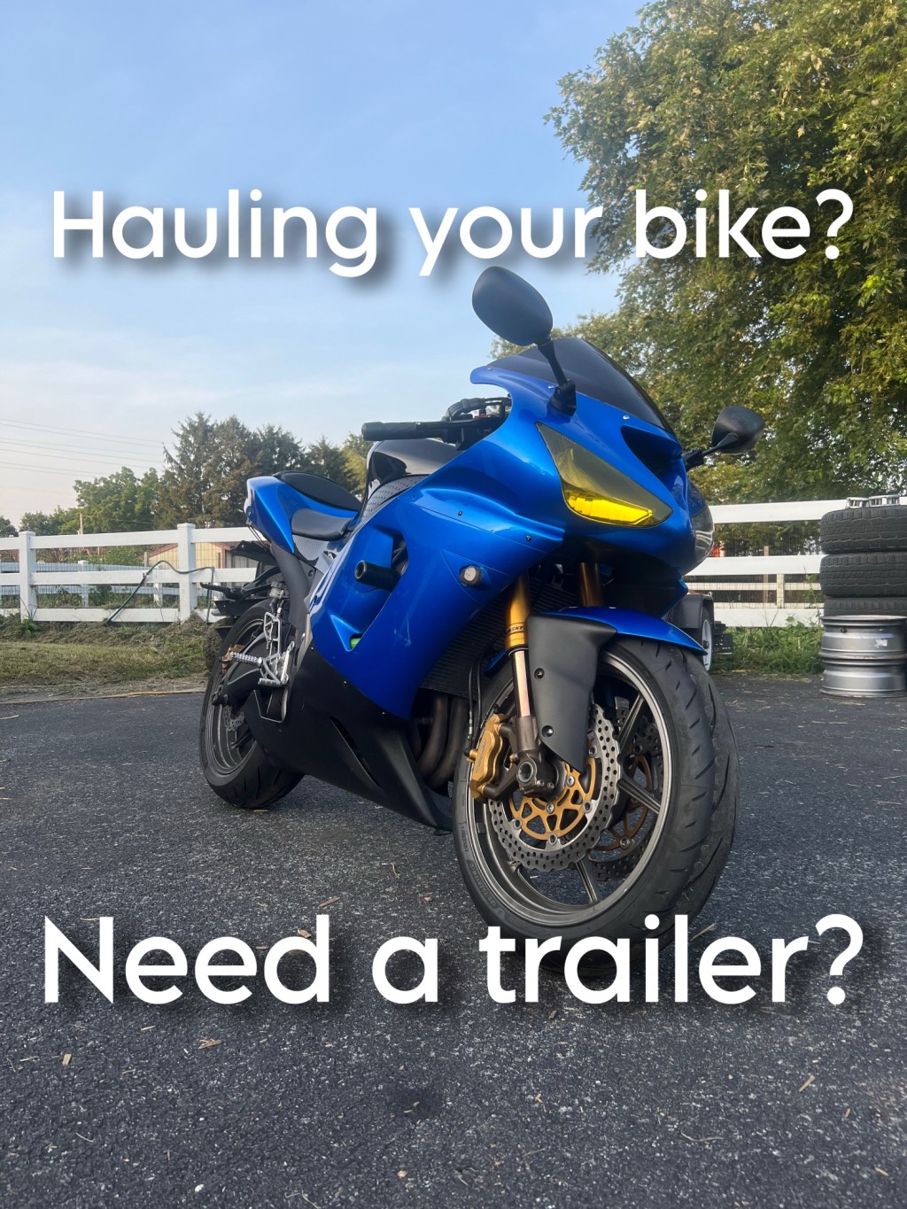 Affordable and Reliable Motorcycle Hauling with Our 4×8 Utility&nbsp;Trailer